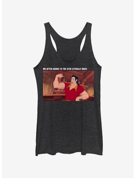 Disney Beauty And The Beast Gaston Gym Meme Womens Tank Top, , hi-res