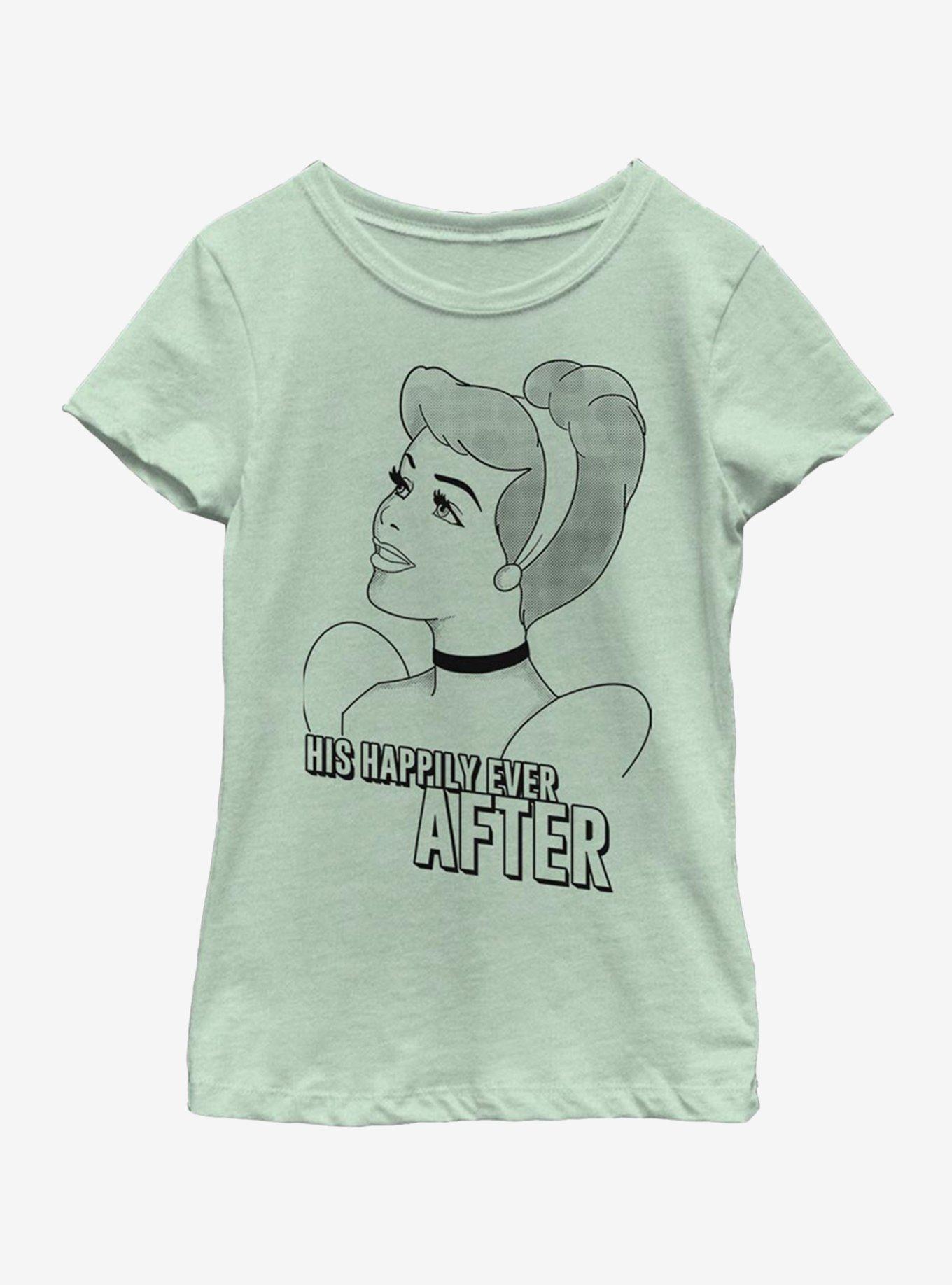 Disney Cinderella Romantic Cindy Youth Girls T-Shirt, , hi-res