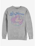 Disney The Little Mermaid Faded Ariel Art Sweatshirt, ATH HTR, hi-res