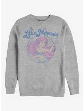 Disney The Little Mermaid Faded Ariel Art Sweatshirt, , hi-res
