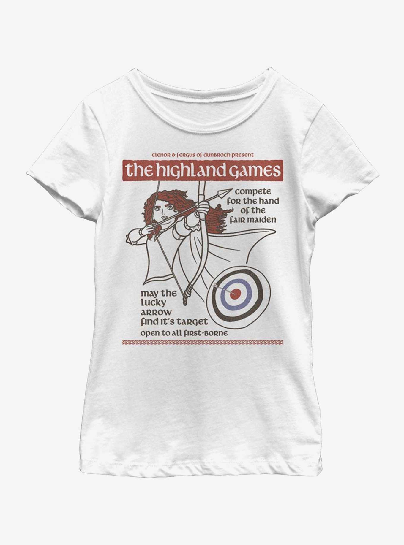 Disney Pixar Brave Highland Games Youth Girls T-Shirt, , hi-res