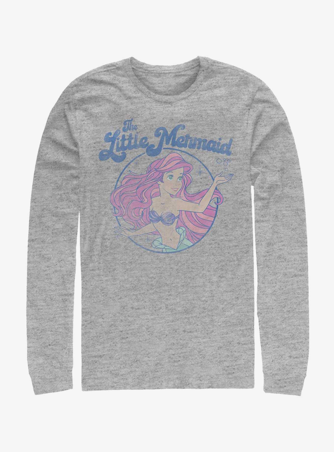 Disney The Little Mermaid Faded Ariel Art Long-Sleeve T-Shirt, , hi-res