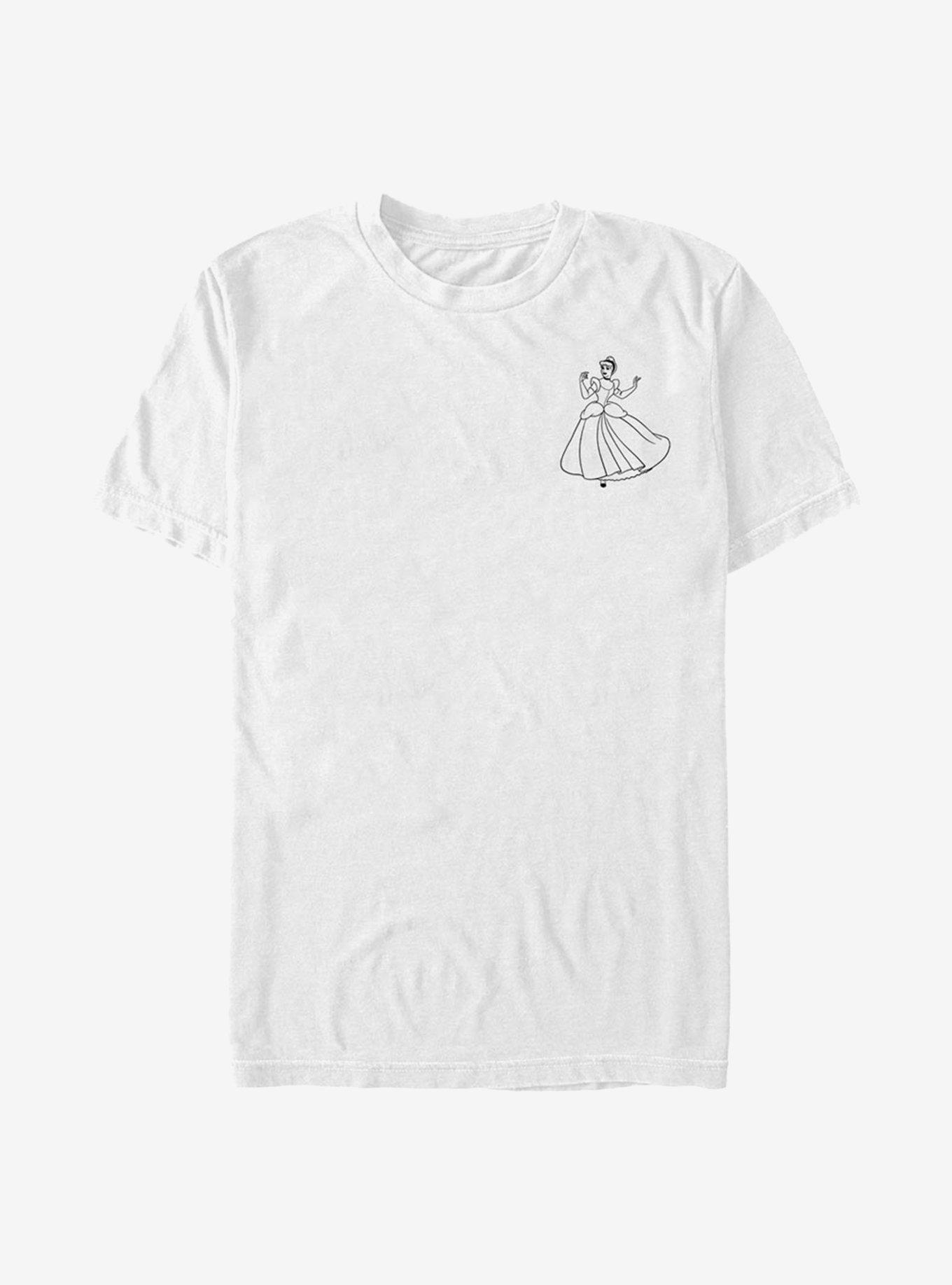 Disney Cinderella Vintage Line Cinderella T-Shirt, WHITE, hi-res