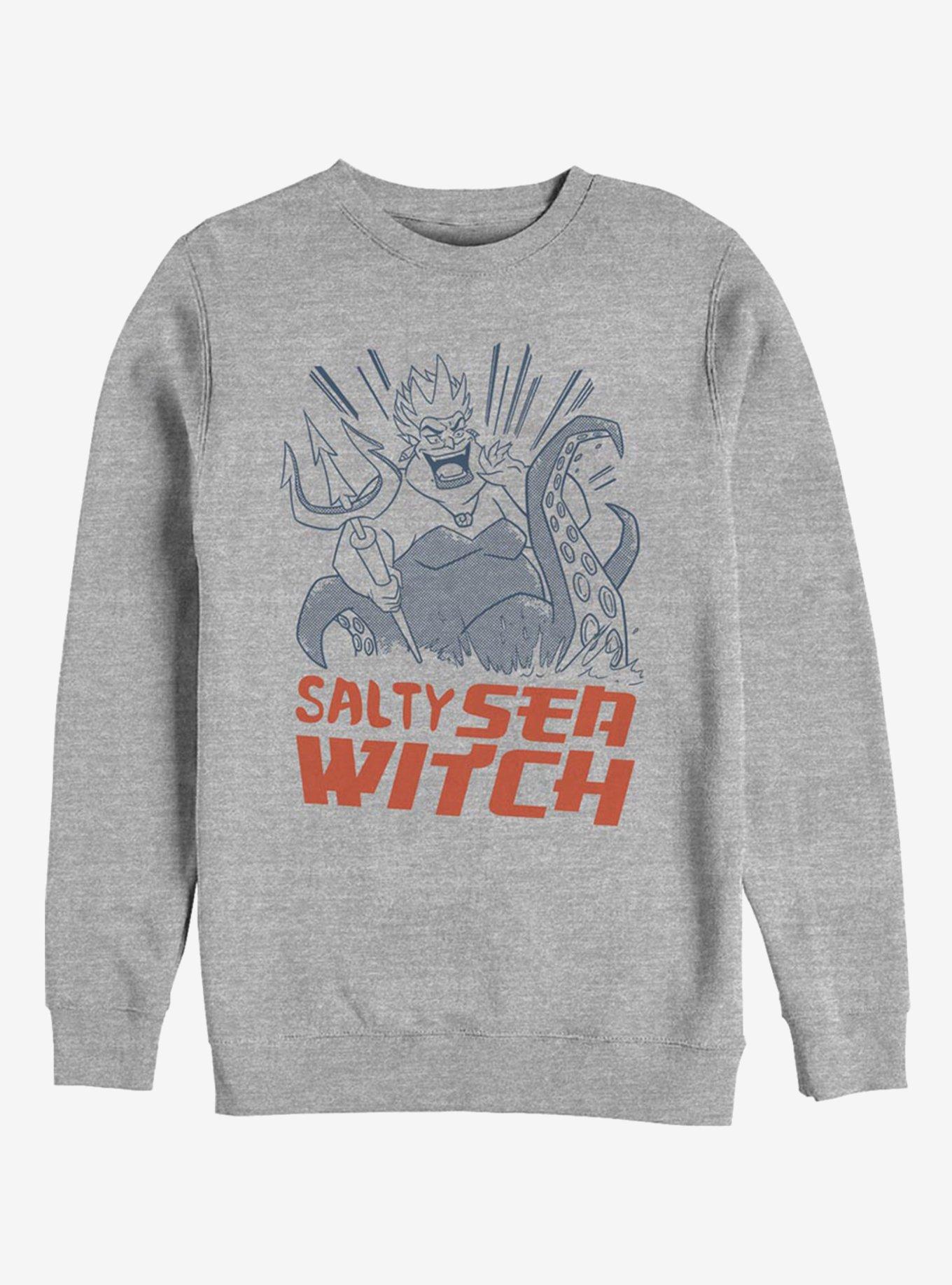 Disney The Little Mermaid Salty Ursula Sweatshirt, ATH HTR, hi-res