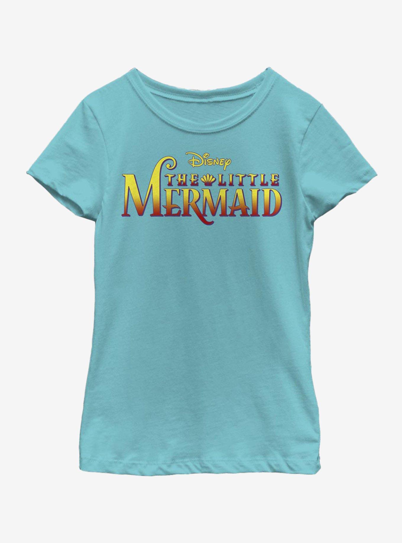 Disney The Little Mermaid Logo Youth Girls T-Shirt, , hi-res