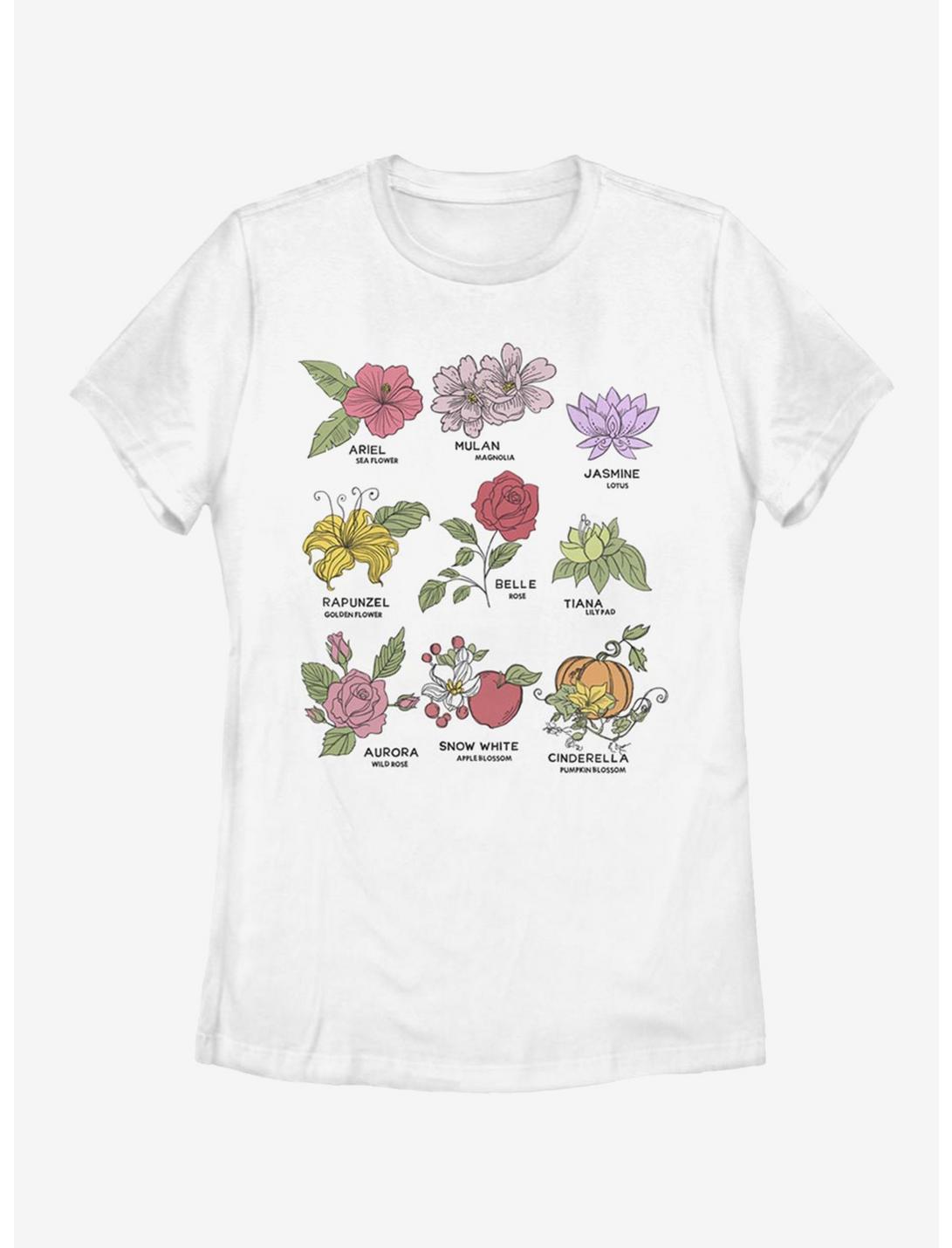 Disney Princesses Royal Flora Womens T-Shirt, WHITE, hi-res