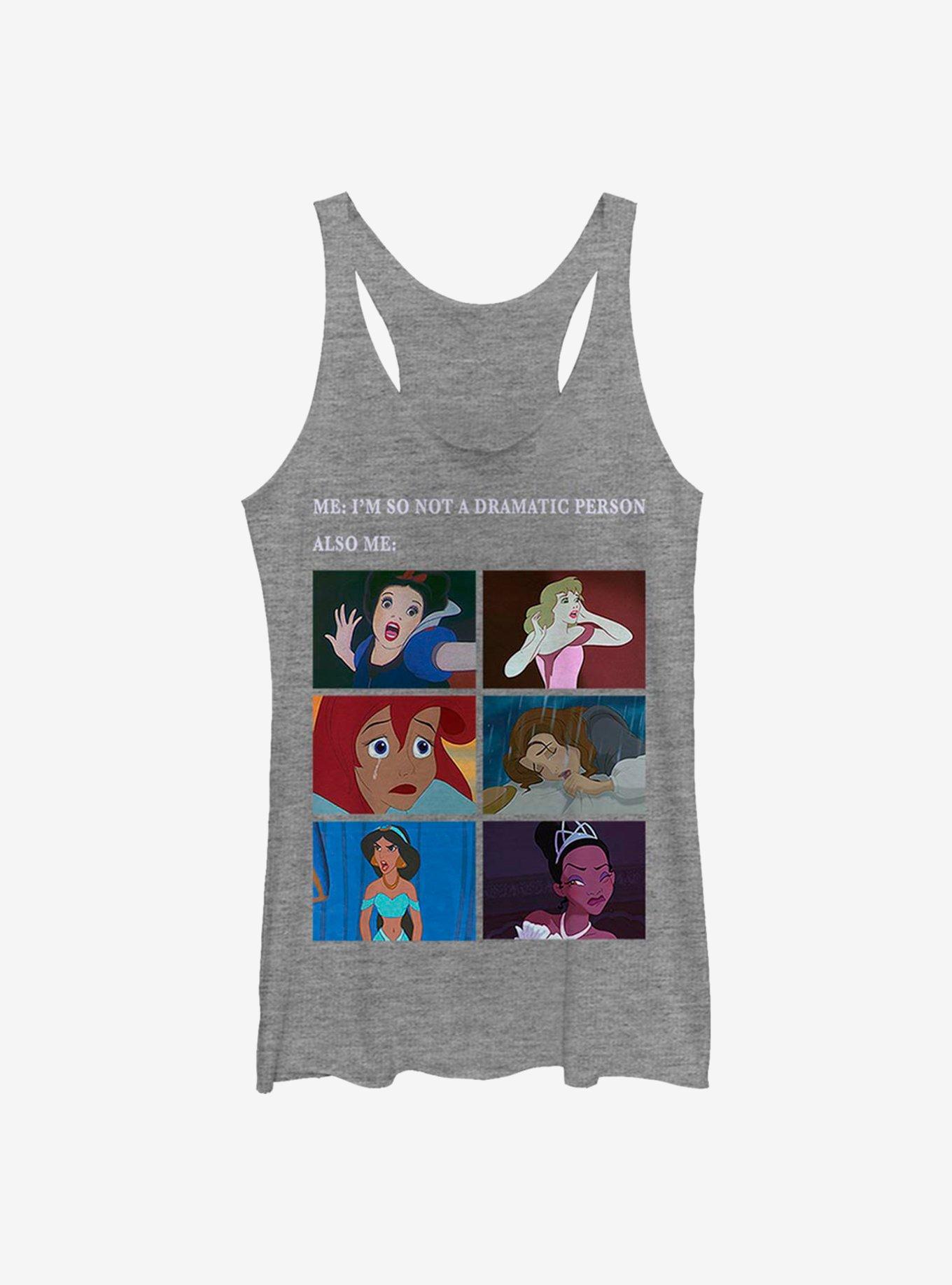 Disney Princesses Princess Drama Meme Womens Tank Top, , hi-res