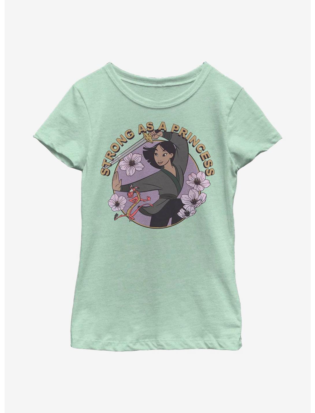 Disney Mulan Fight Like A Princess Youth Girls T-Shirt, MINT, hi-res