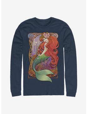 Disney The Little Mermaid Art Nouveau Ariel Long-Sleeve T-Shirt, , hi-res