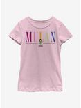 Disney Mulan Title Youth Girls T-Shirt, PINK, hi-res