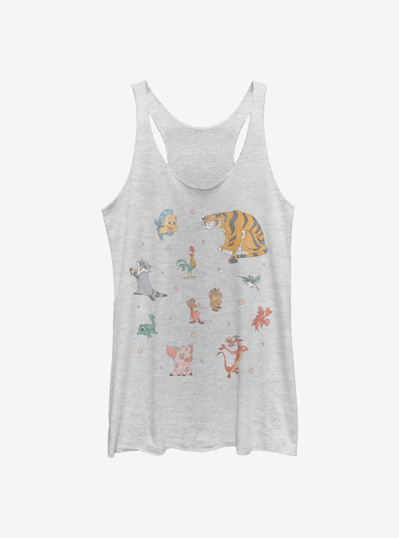 Disney Princesses Sidekick Doodle Womens Tank Top, , hi-res