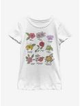 Disney Princesses Royal Flora Youth Girls T-Shirt, WHITE, hi-res