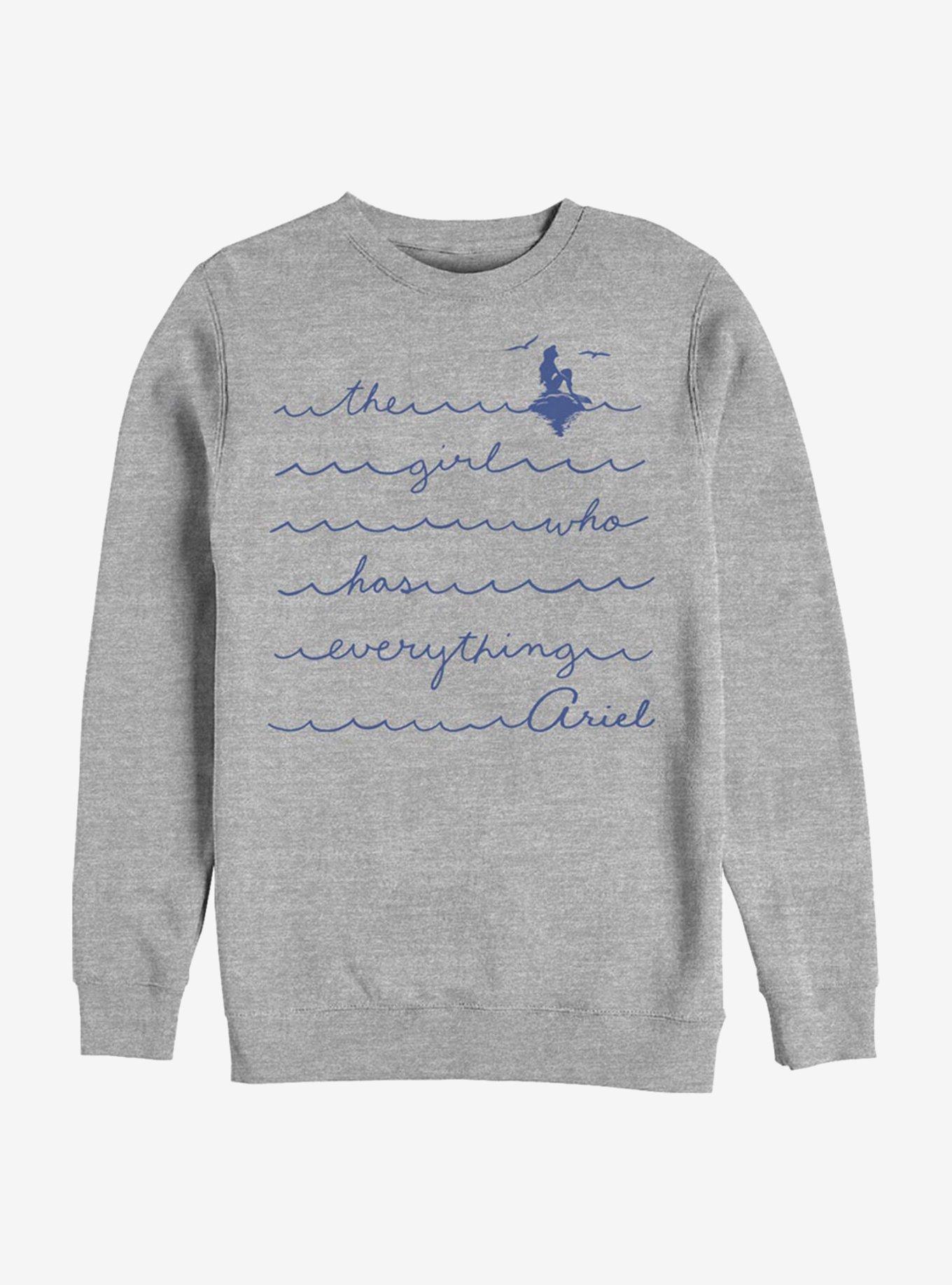 Disney The Little Mermaid Girl Who Has Everything Sweatshirt, , hi-res