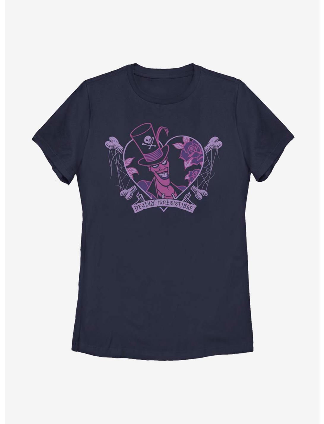 Disney The Princess And The Frog Facilier Deadly Irresistible Womens T-Shirt, NAVY, hi-res