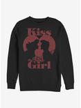 Disney The Little Mermaid Kiss The Girl Sweatshirt, BLACK, hi-res