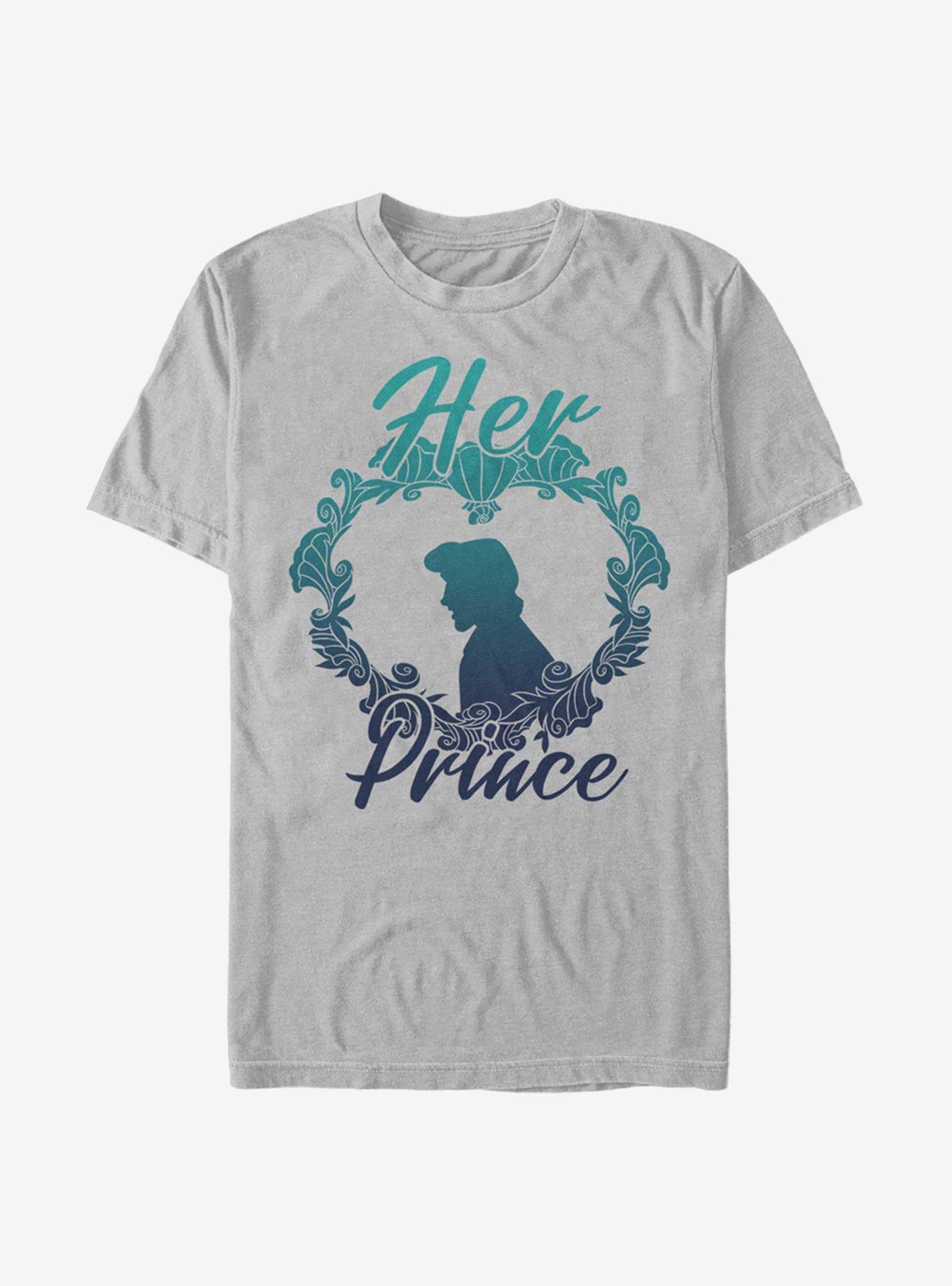 Disney The Little Mermaid Her Prince T-Shirt, SILVER, hi-res