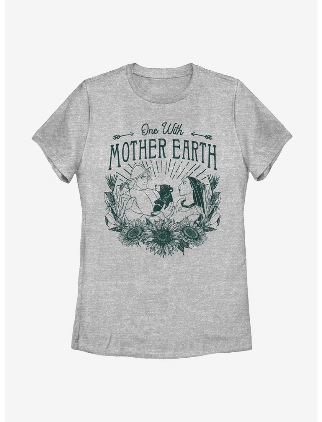Disney Pocahontas One With Earth Womens T-Shirt, ATH HTR, hi-res