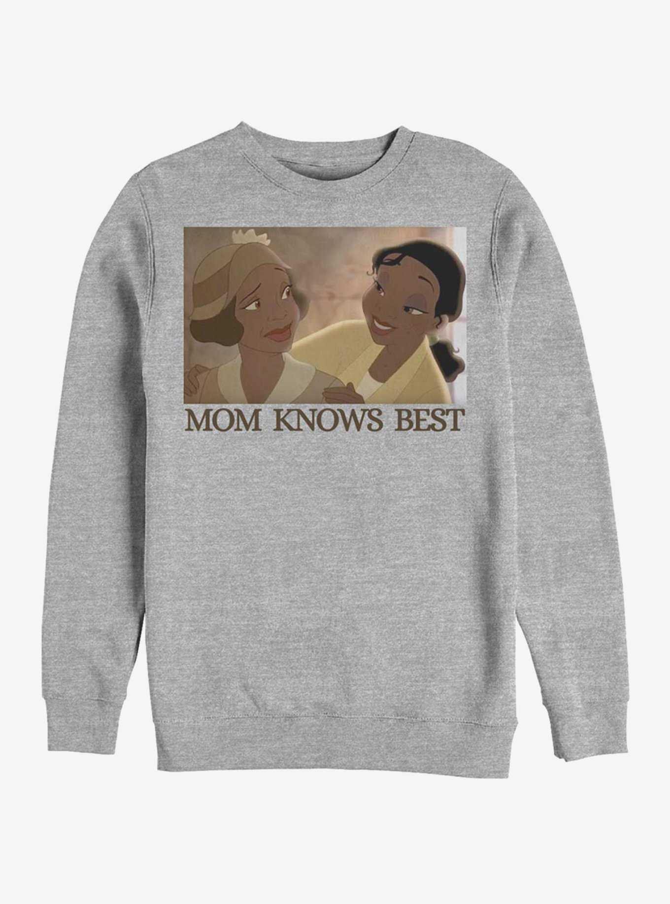 Disney The Princess And The Frog Mom Knows Best Sweatshirt, , hi-res