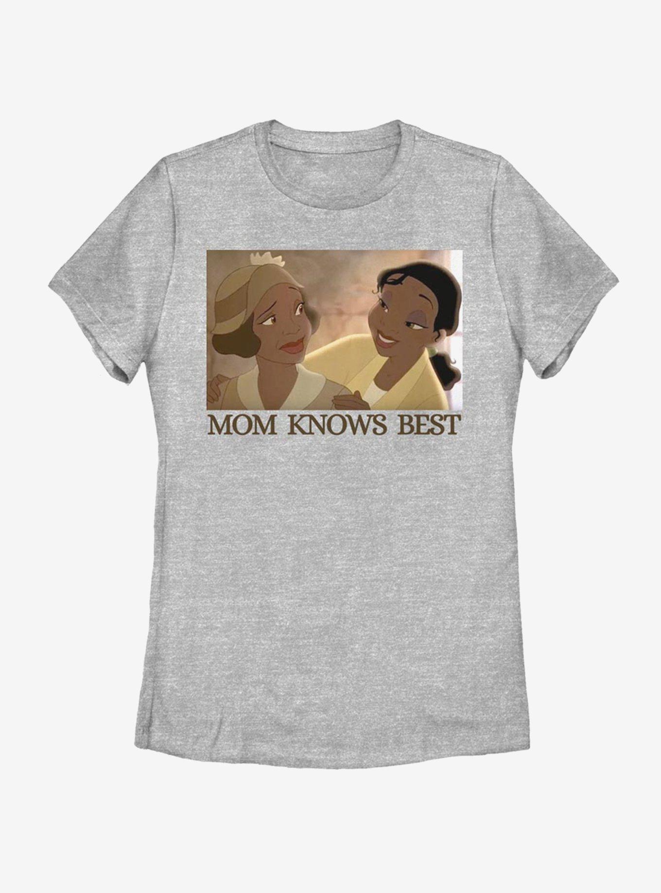 Disney The Princess And The Frog Mom Knows Best Womens T-Shirt, , hi-res