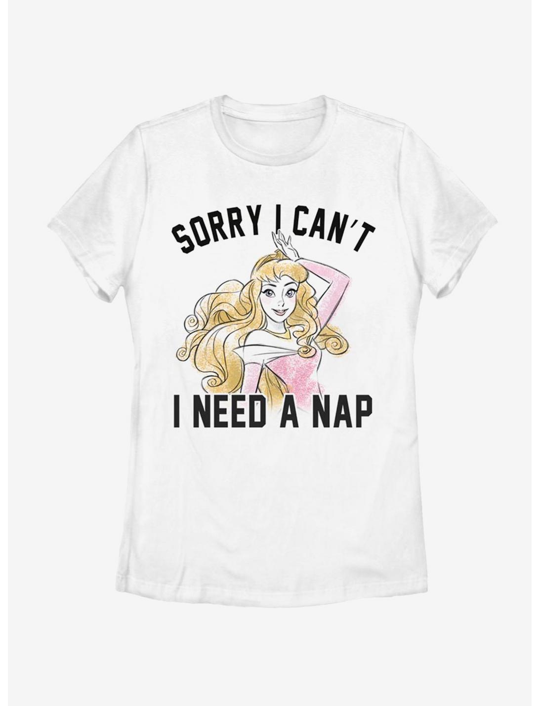 Disney Sleeping Beauty I Just Really Need A Nap Womens T-Shirt, WHITE, hi-res