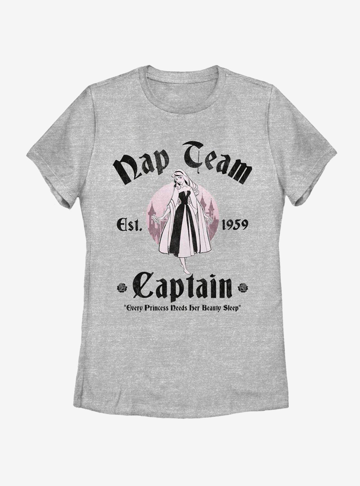 Disney Sleeping Beauty Nap Team Captain Aurora Womens T-Shirt, , hi-res