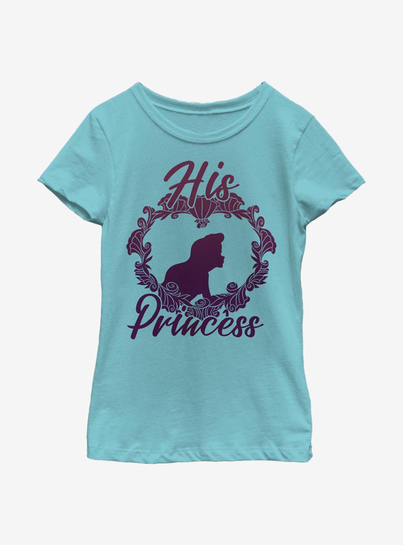 Disney The Little Mermaid His Princess Youth Girls T-Shirt, , hi-res