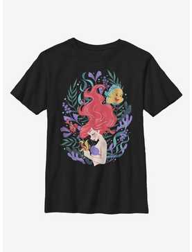 Disney The Little Mermaid Ariel Illustration Youth T-Shirt, , hi-res