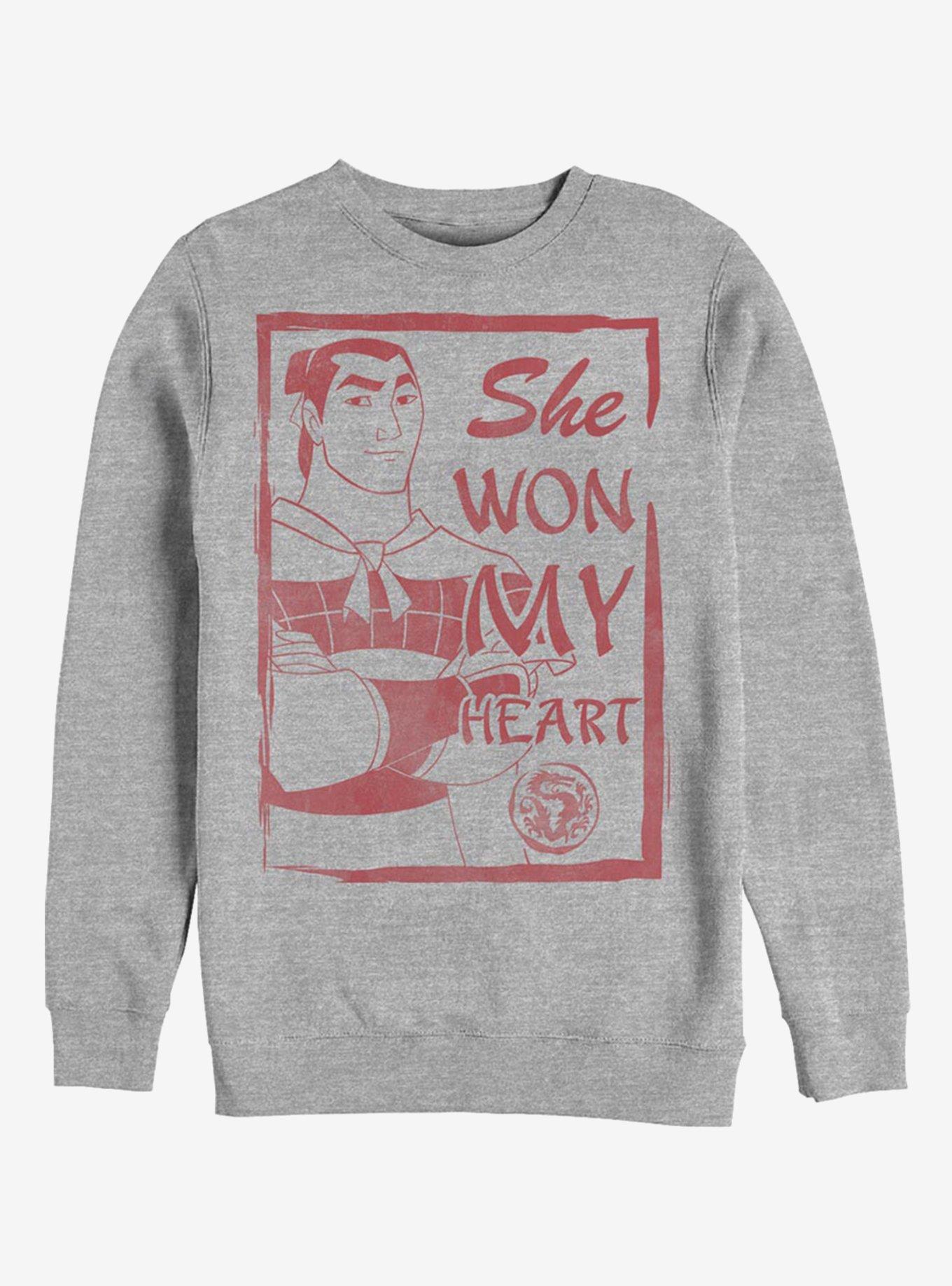 Disney Mulan Shang She Won My Heart Sweatshirt, , hi-res