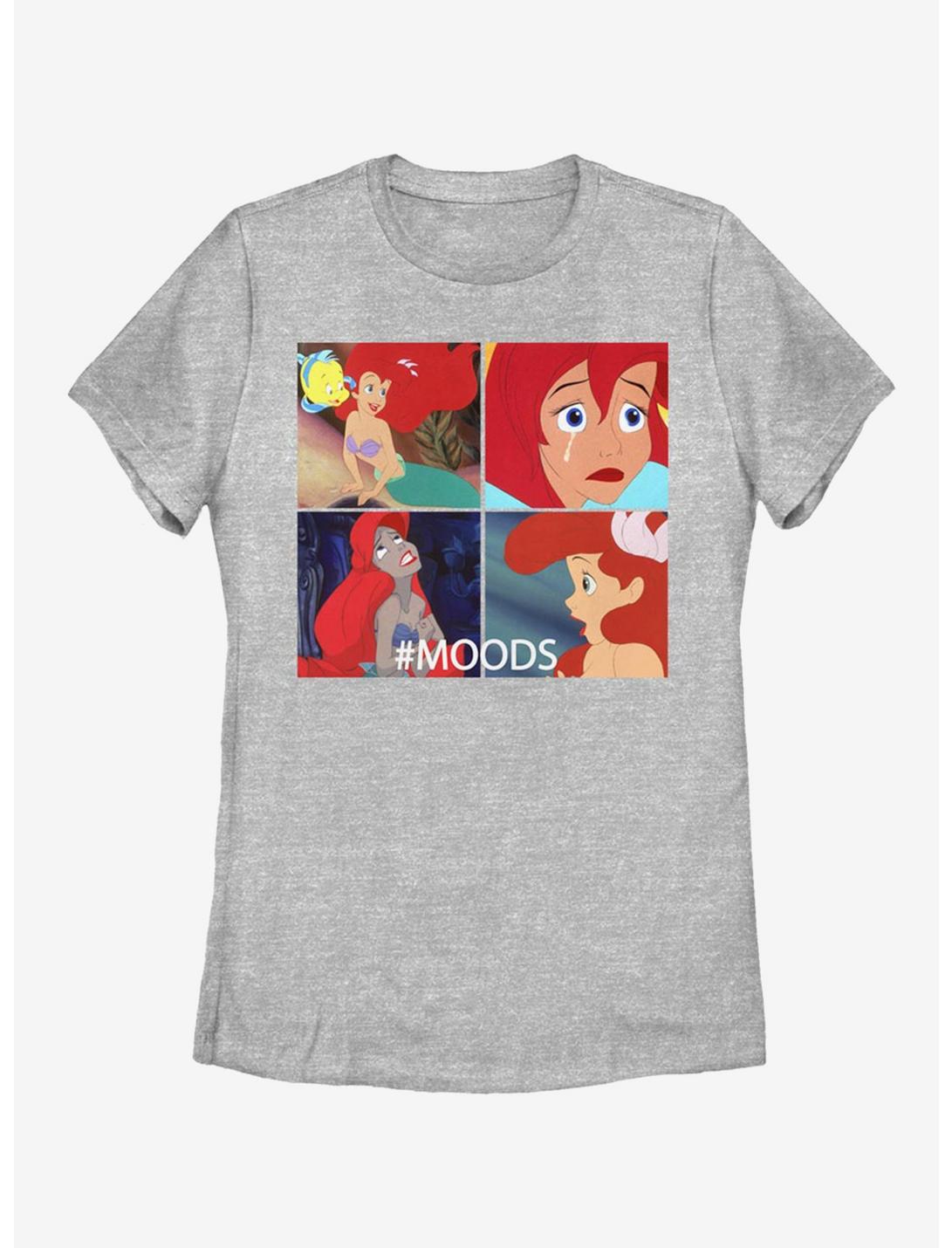 Disney The Little Mermaid Ariel Moods Womens T-Shirt, ATH HTR, hi-res