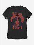 Disney The Little Mermaid Kiss The Girl Womens T-Shirt, BLACK, hi-res
