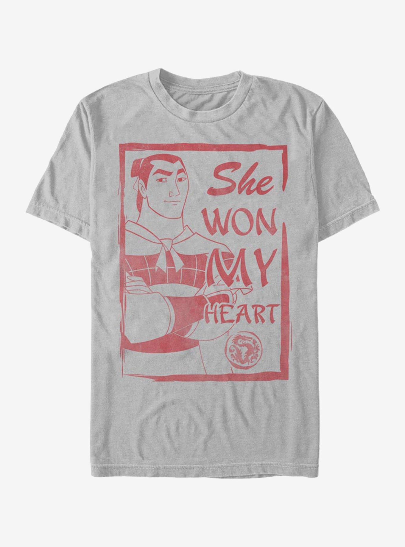 Disney Mulan Shang She Won My Heart T-Shirt, , hi-res
