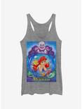 Disney The Little Mermaid Ariel And Ursula Womens Tank Top, GRAY HTR, hi-res