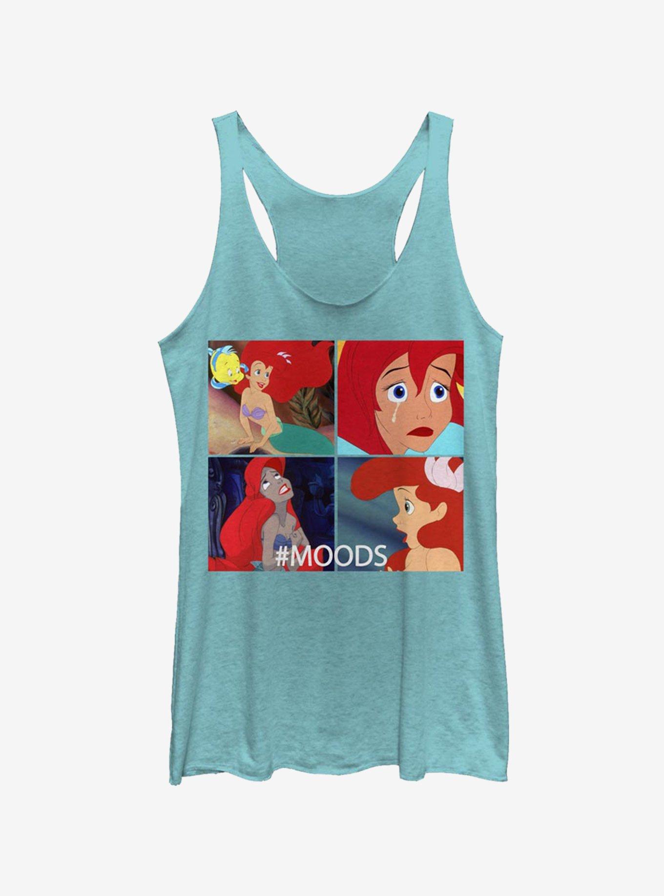 Disney The Little Mermaid Ariel Moods Womens Tank Top, TAHI BLUE, hi-res