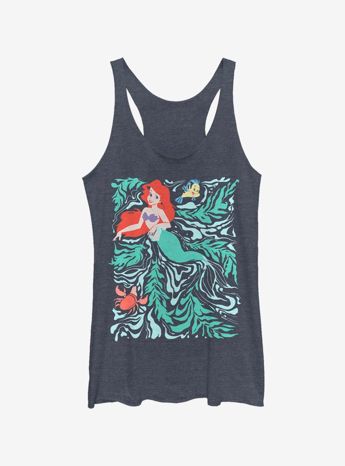 Disney The Little Mermaid Ariel And Friends Womens Tank Top