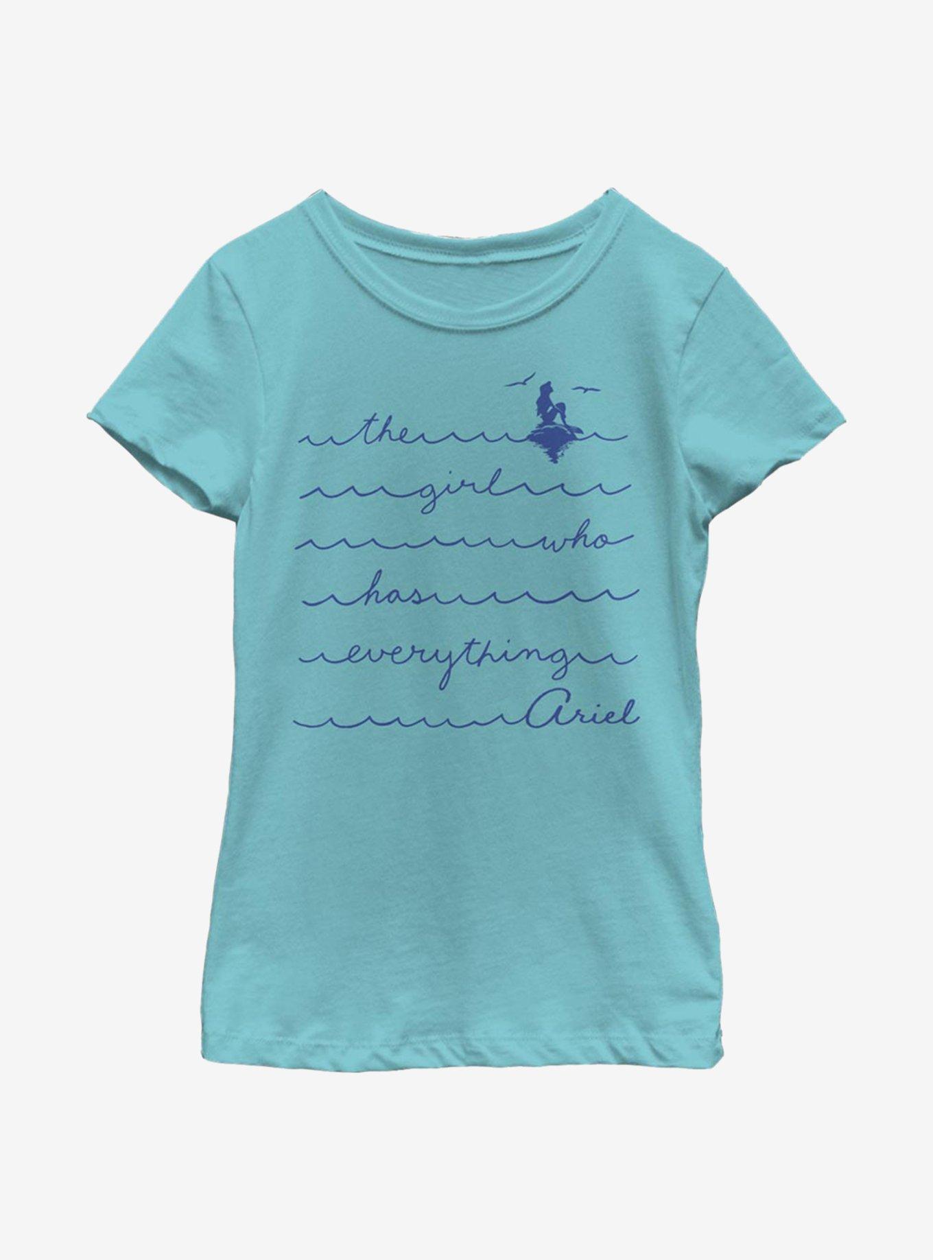 Disney The Little Mermaid Girl Who Has Everything Youth Girls T-Shirt