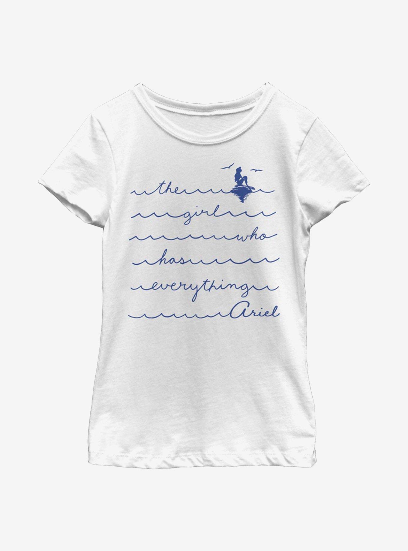 Disney The Little Mermaid Girl Who Has Everything Youth Girls T-Shirt