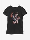 Disney Snow White And The Seven Dwarfs Deep Stare Youth Girls T-Shirt, BLACK, hi-res