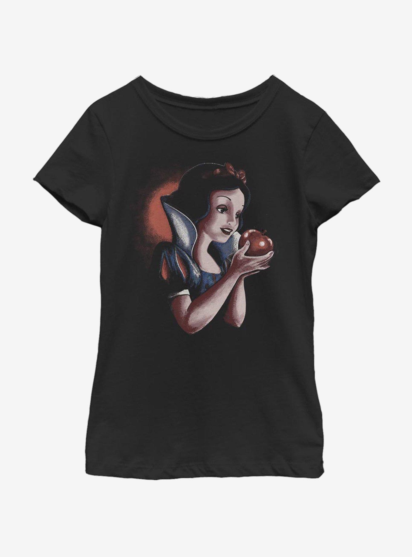 Disney Snow White And The Seven Dwarfs Deep Stare Youth Girls T-Shirt, , hi-res