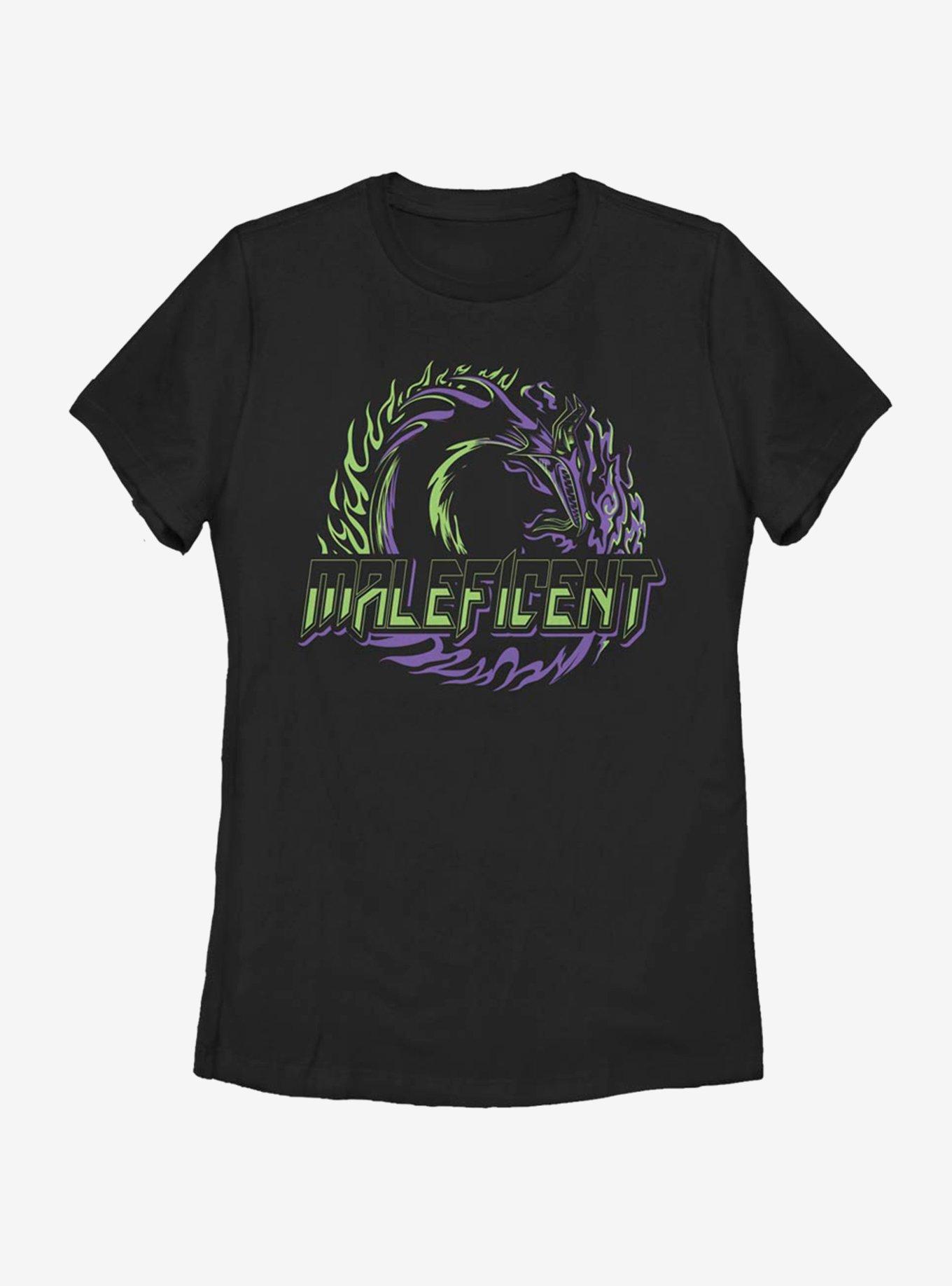 Disney Sleeping Beauty Maleficent Fire Wheel Womens T-Shirt, , hi-res