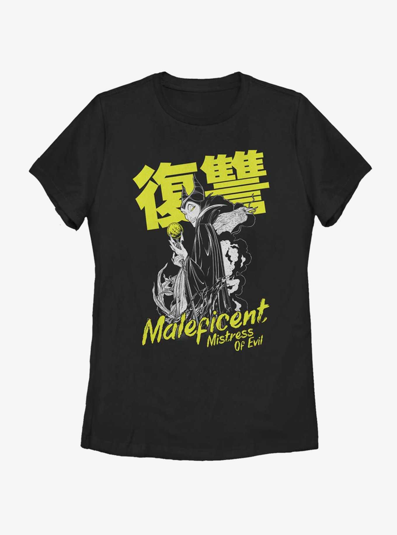 Disney Sleeping Beauty Maleficent Japanese Text Womens T-Shirt, , hi-res
