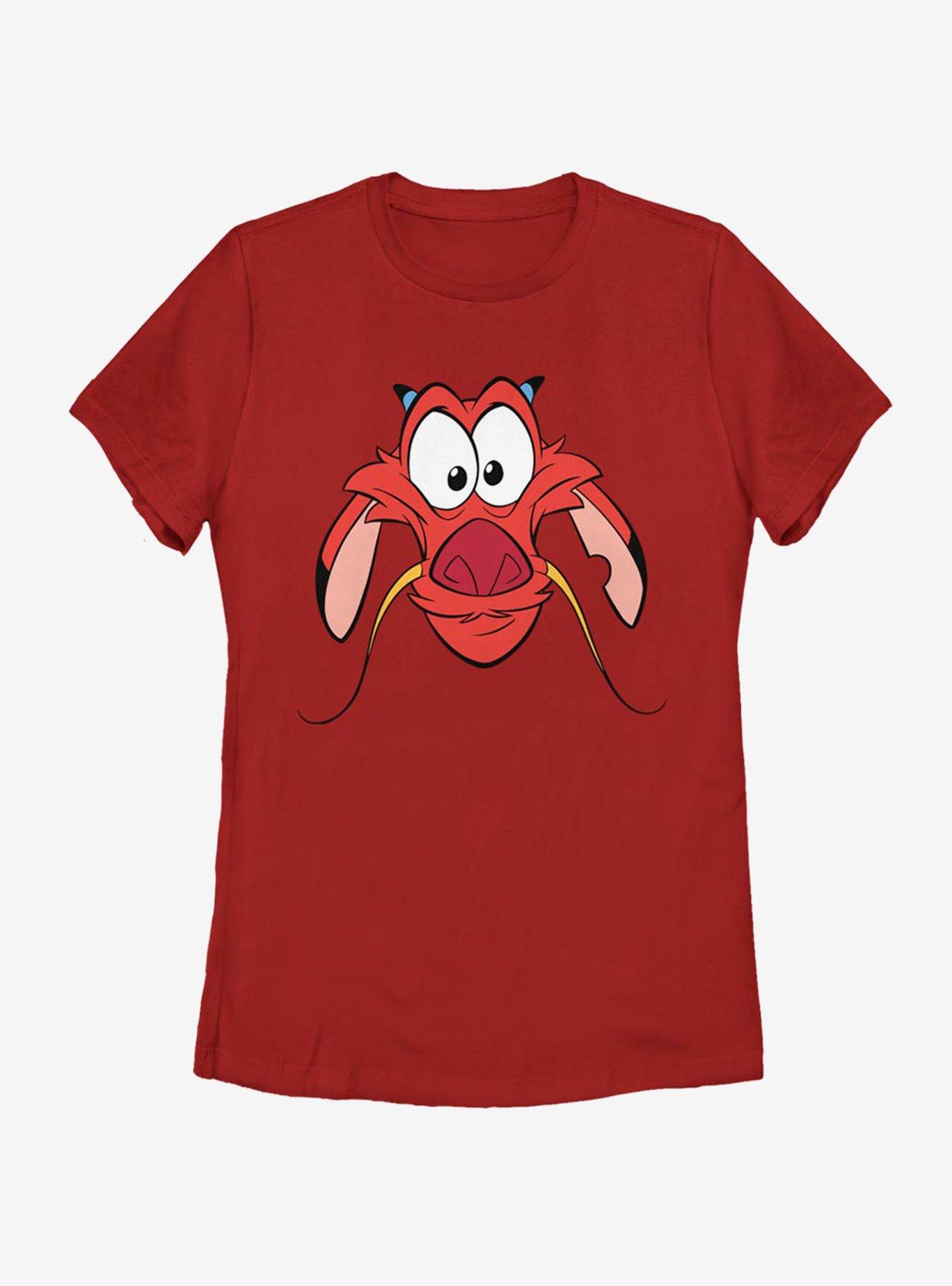 Disney Mulan Big Face Mushu Womens T-Shirt, , hi-res