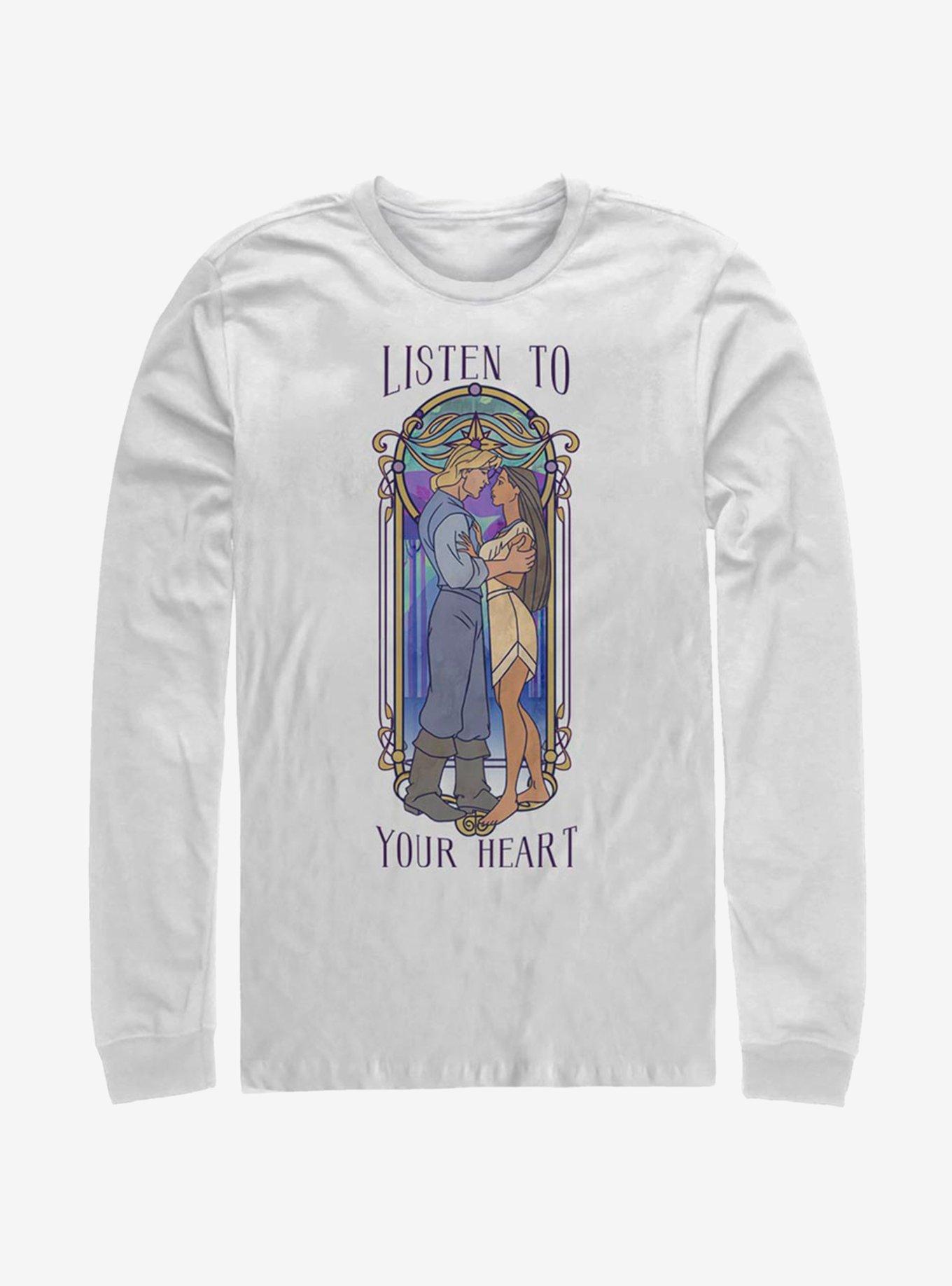 Disney Pocahontas Listen To Your Heart Long-Sleeve T-Shirt, , hi-res