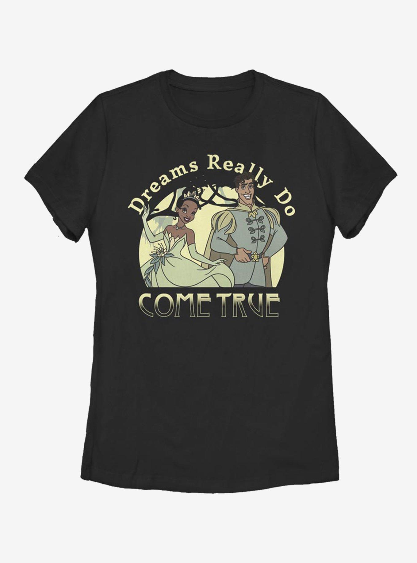 Disney The Princess And The Frog Dreams Do Come True Womens T-Shirt, , hi-res