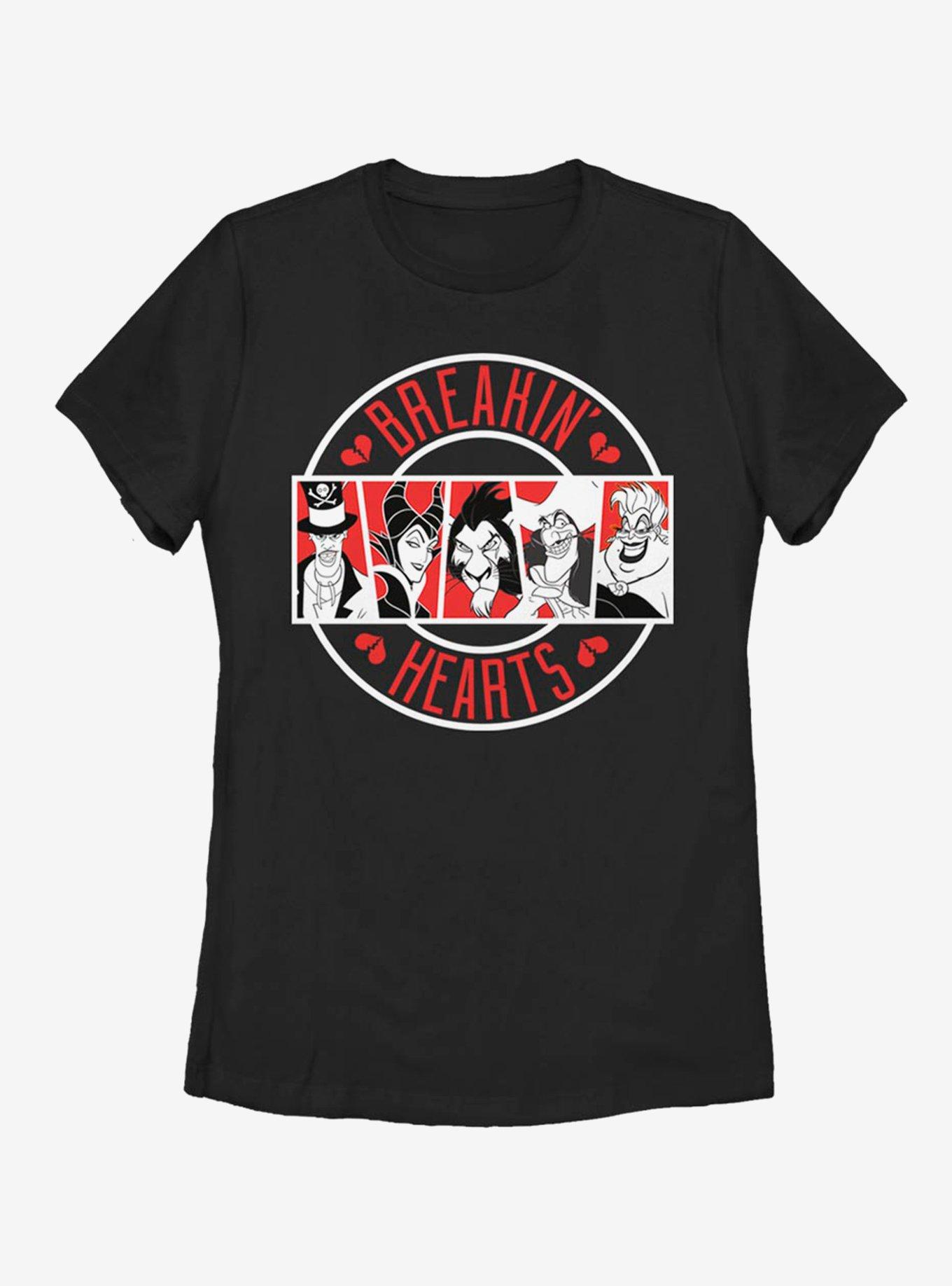 Disney Villains Breakin' Hearts Womens T-Shirt, , hi-res