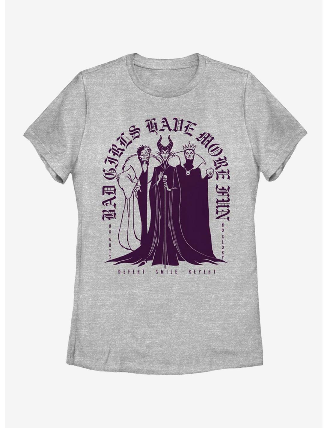 Disney Villains Bad Girls Arch Womens T-Shirt, ATH HTR, hi-res