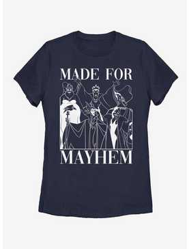 Disney Villains Made For Mayhem Womens T-Shirt, NAVY, hi-res