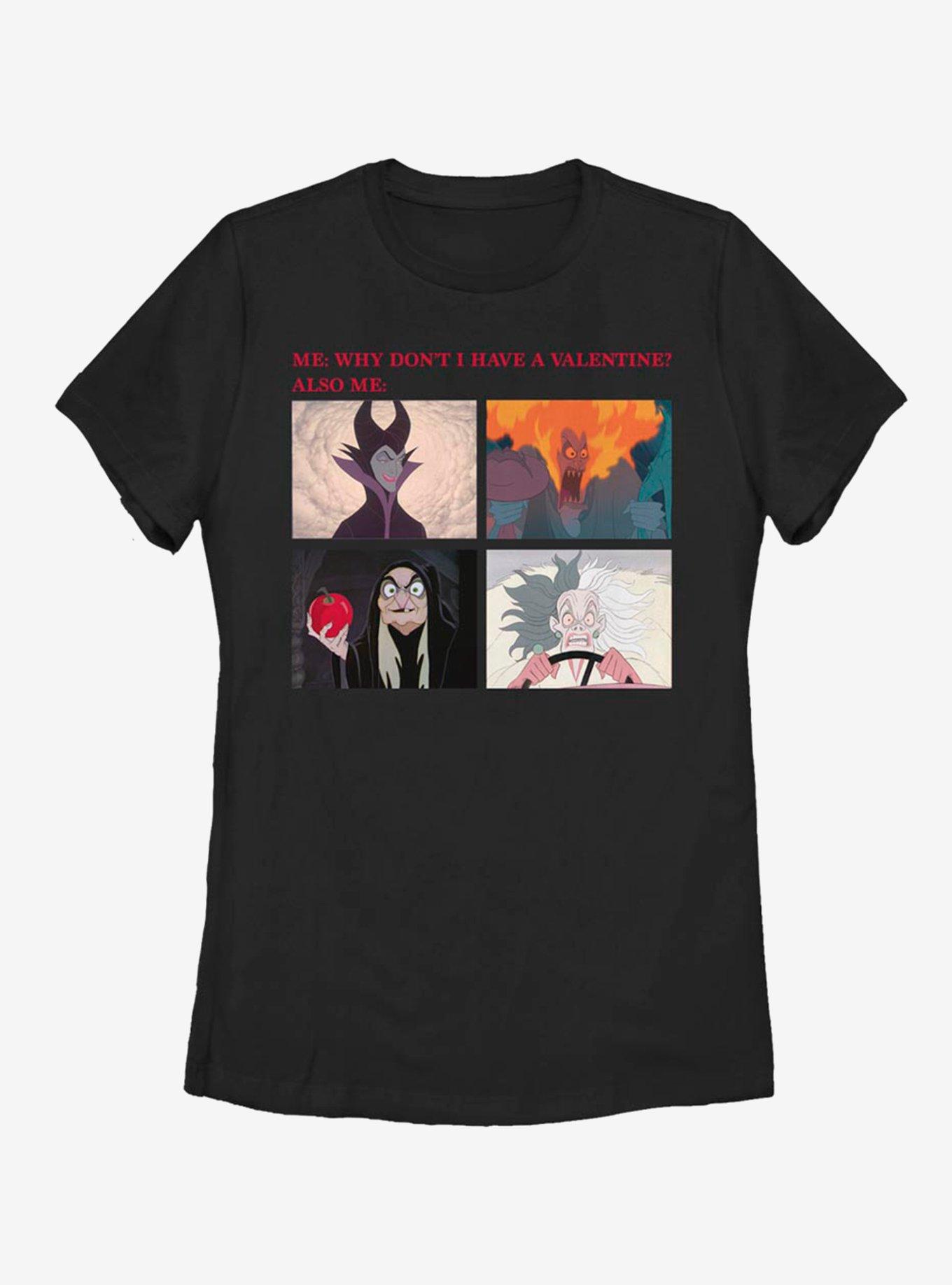 Disney Villains Valentine Meme Womens T-Shirt, , hi-res