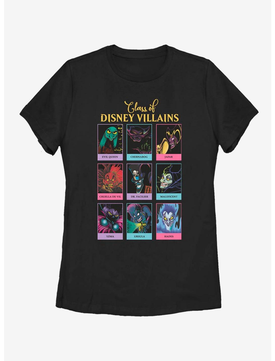 Disney Villains Year Book Womens T-Shirt, BLACK, hi-res