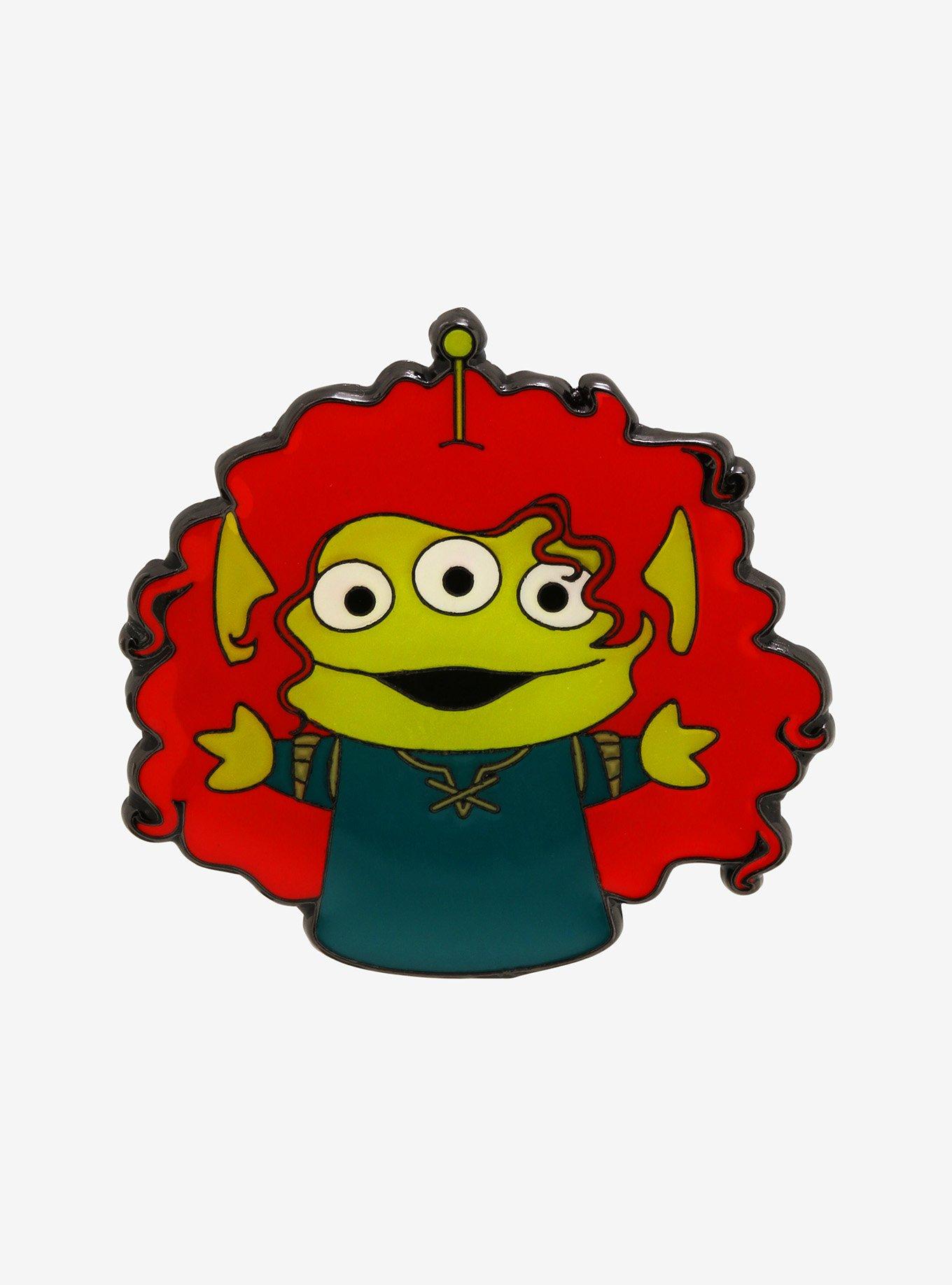 Loungefly Disney Pixar Alien Remix Merida Enamel Pin, , hi-res