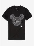 Disney Mickey Mouse Glow-In-The-Dark Spiderweb Girls T-Shirt, WHITE, hi-res